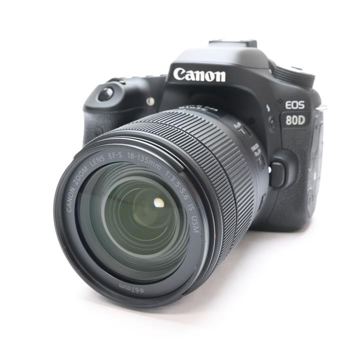 中古)Canon (キヤノン) EOS 80D EF-S18-135 IS USM レンズキット