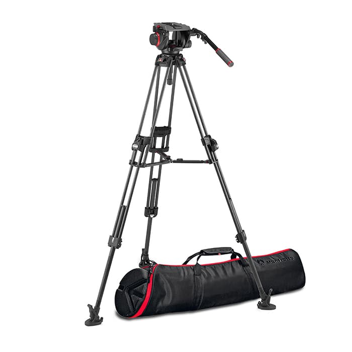 新品)Manfrotto (マンフロット) 509HDビデオ雲台+645FASTカーボン三脚