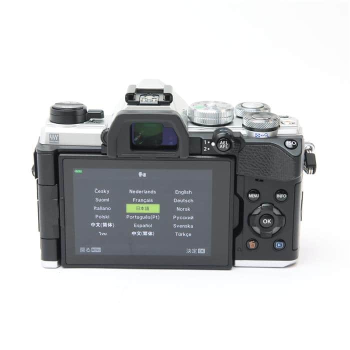 OLYMPUS - 【中古】(オーエムシステム) OM SYSTEM OM-5シルバー+グリップECG-5 中古)OM SYSTEM（オーエムシステム） OM-5 ボディ シルバー