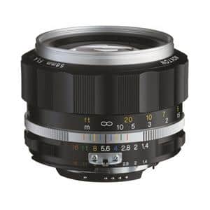 新品 58mm F1.4 SLⅡ S ブラックニコンFマウント フォクトレンダーレンズ(単焦点)