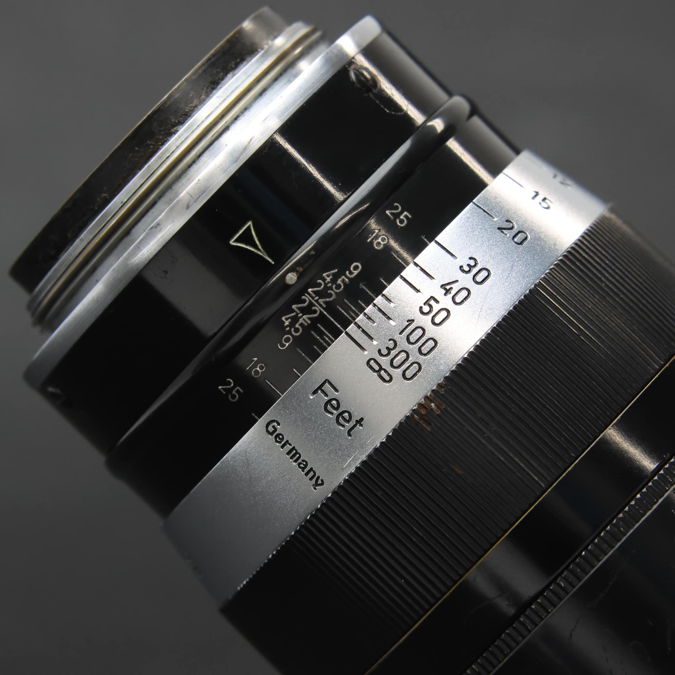 中古)Leica (ライカ) タンバール L90mm F2.2 専用フィルターフード付