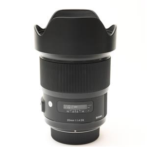 SIGMA (シグマ) Art 20mm F1.4 DG HSM (ニコンF用)」の商品検索結果