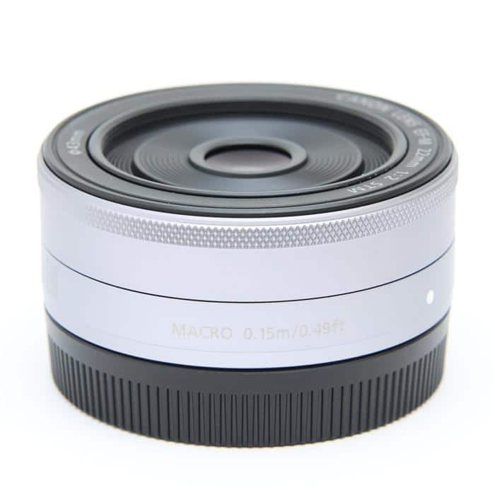 【美品】キャノン　Canon EF-M22mm F2 STM シルバー　キヤノン pre780442_1.jpg