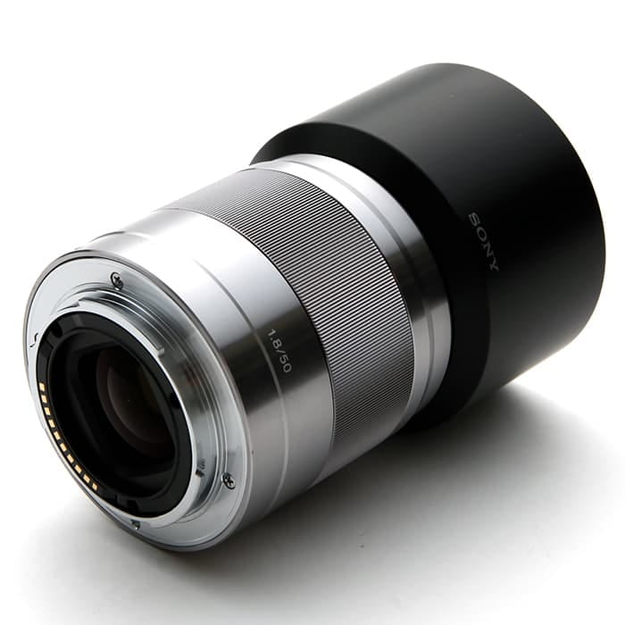 新品)SONY (ソニー) E 50mm F1.8 OSS SEL50F18 シルバー（商品ID