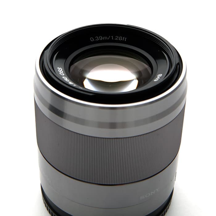 新品)SONY (ソニー) E 50mm F1.8 OSS SEL50F18 シルバー（商品ID