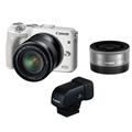 Canon (キヤノン) EOS M3 ダブルレンズEVFキット ホワイト