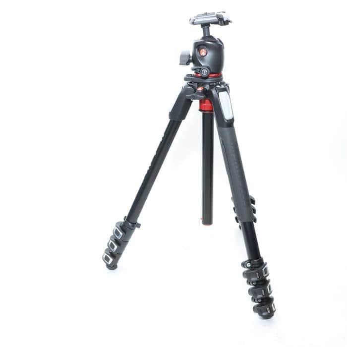 中古)Manfrotto (マンフロット) 190プロアルミニウム三脚4段＋Q2