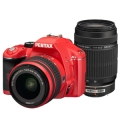 PENTAX (ペンタックス) K-x ダブルズームキット レッド