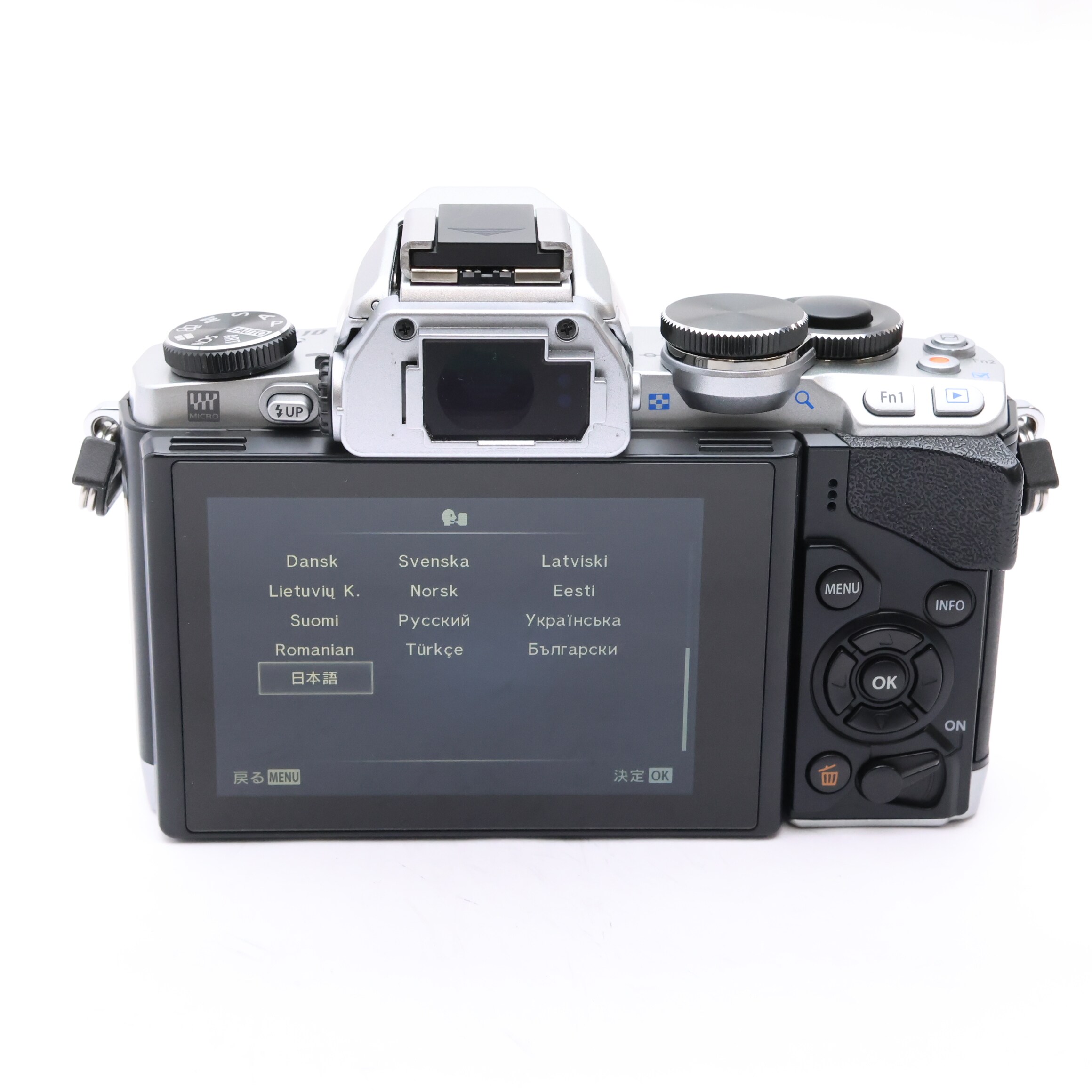 中古)OLYMPUS (オリンパス) OM-D E-M10 ボディ シルバー（商品ID