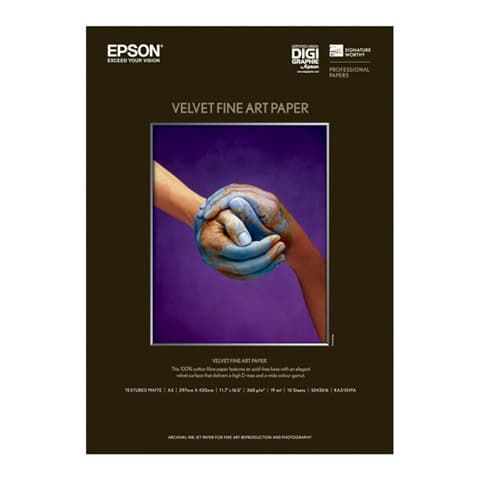 新品)EPSON (エプソン) ベルベットファインアートペーパー A3