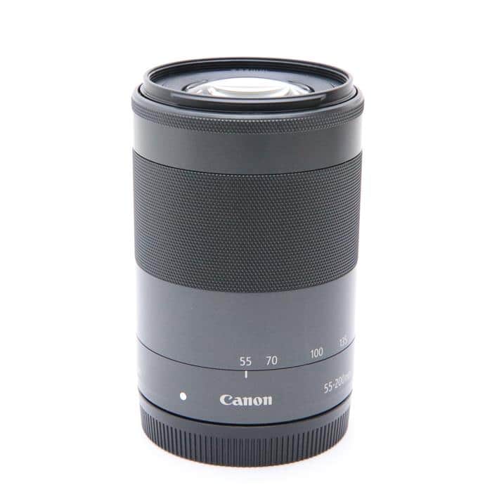 新品 Canon キャノン 望遠ズームレンズ EF-M55-200 ブラック