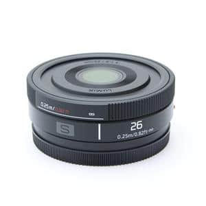 【美品】LUMIX S 26mm F8 新品)Panasonic (パナソニック) LUMIX S 26mm F8 S-R26（商品ID