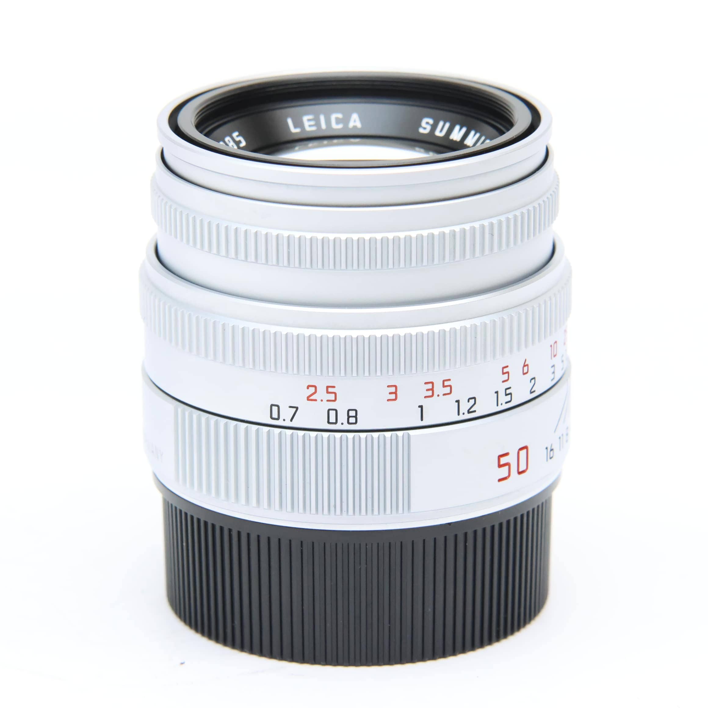 【美品】Leica  ズミクロン M50mm F2 レンズフード組込4rd 中古)Leica (ライカ) ズミクロン M50mm F2 レンズフード組込 (6bit