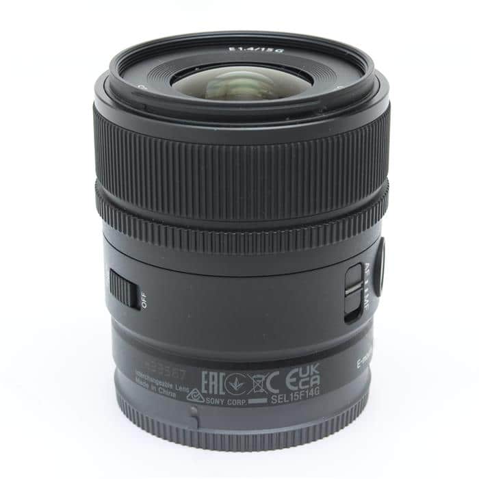 【中古美品】15mm F1.4 G SEL15F14G SONY (ソニー) E 15mm F1.4 G SEL15F14G マップカメラ：カメラファン