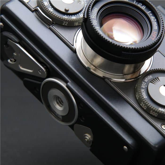 ★極上品★ ローライ Rollei 35S 元箱付き #584 ローライ35S ゴールド 元箱、ケース付 極上美品 - 日進堂カメラ