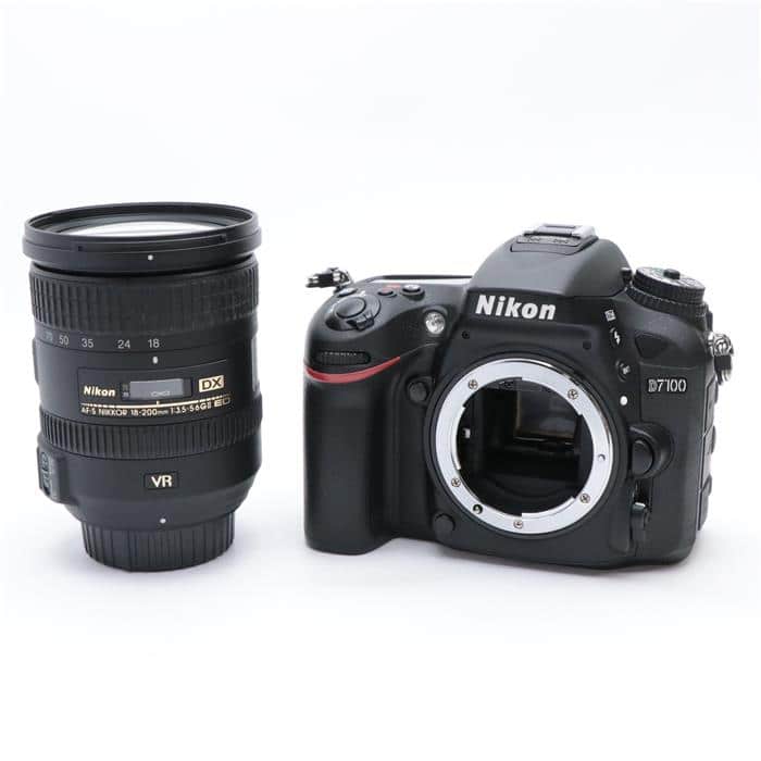 中古)Nikon (ニコン) D7100 18-200 VR II レンズキット（商品ID 