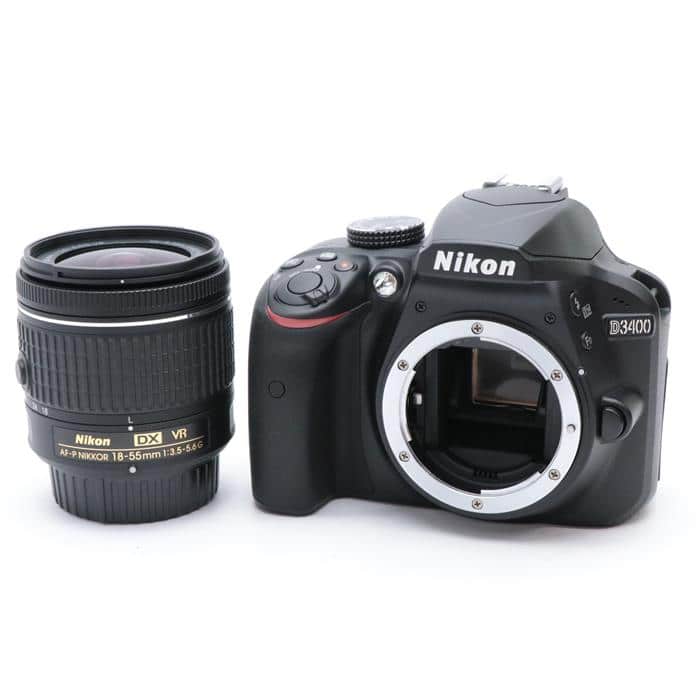 (中古)Nikon (ニコン) D3400 18-55VR レンズキット ブラック（商品ID：3717016611676）詳細ページ |  デジタルカメラ、ミラーレスカメラ、交換レンズの総合サイト｜マップカメラ