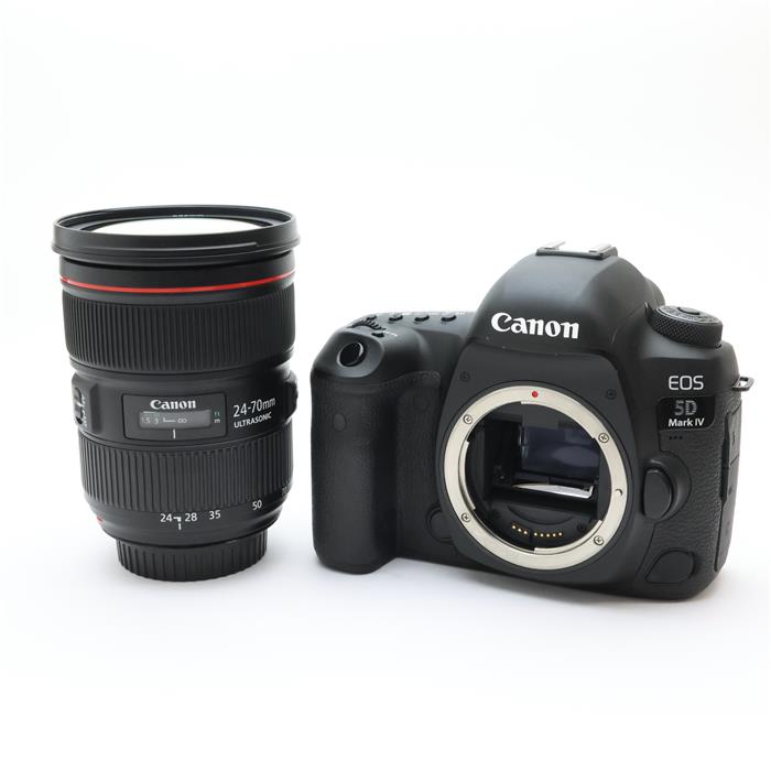 中古)Canon (キヤノン) EOS 5D Mark IV EF24-70 F2.8L II USM レンズ 