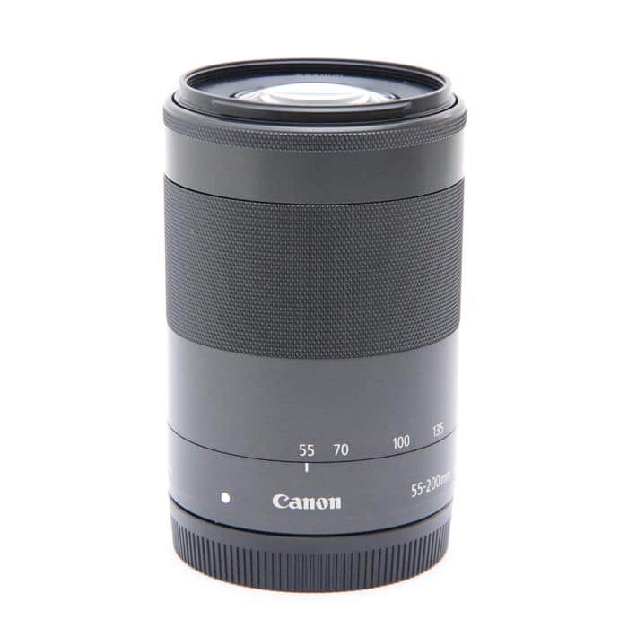 中古)Canon (キヤノン) EF-M55-200mm F4.5-6.3 IS STM ブラック(商品