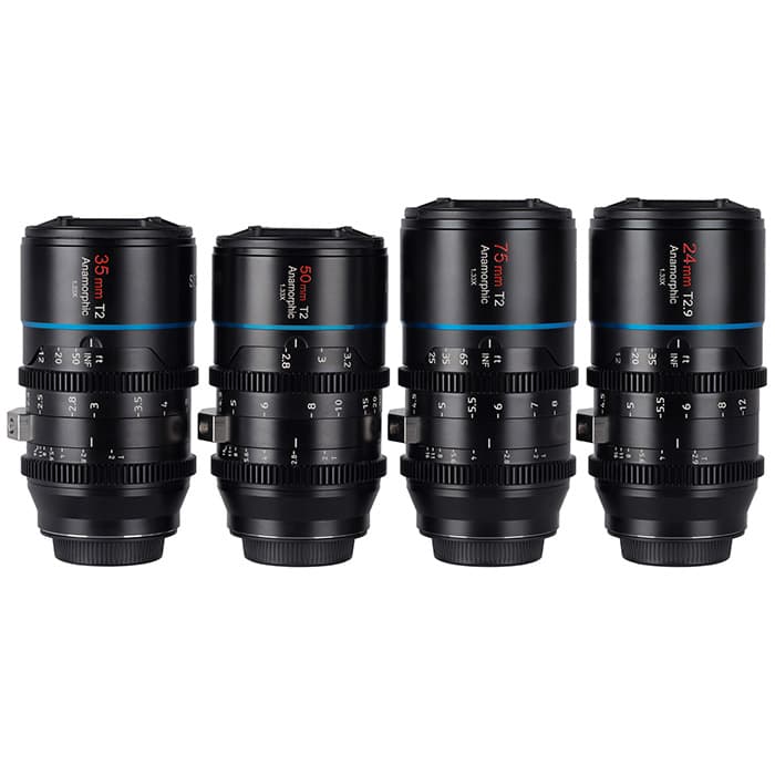 新品)SIRUI (シルイ) PRO CINEMA アナモルフィックレンズセット
