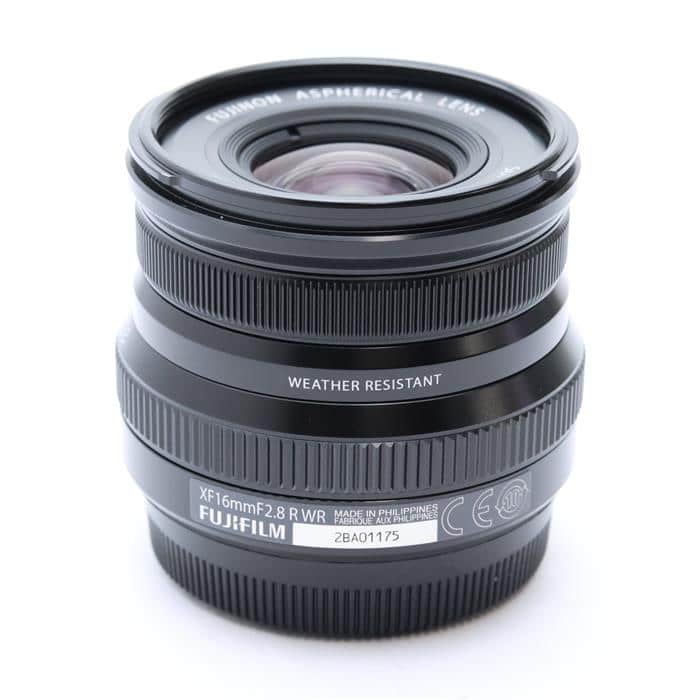 中古)FUJIFILM (フジフイルム) フジノン XF16mm F2.8 R WR ブラック  