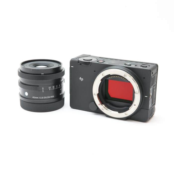 SIGMA fp 45mm f2.8 DG DN KIT + 純正アクセサリ 中古)SIGMA (シグマ) fp & Contemporary 45mm F2.8 DG DN キット