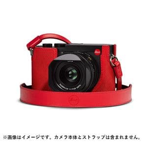 Leica (ライカ) Q2用 レザープロテクター レッド メイン