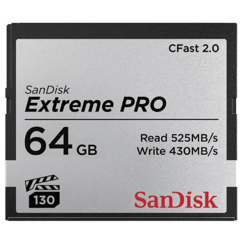 (新品)SanDisk (サンディスク) ExtremePRO CFastカード 2.0 64GB  SDCFSP-064G-J46D（商品ID：4523052016691）詳細ページ |  デジタルカメラ、ミラーレスカメラ、交換レンズの総合サイト｜マップカメラ