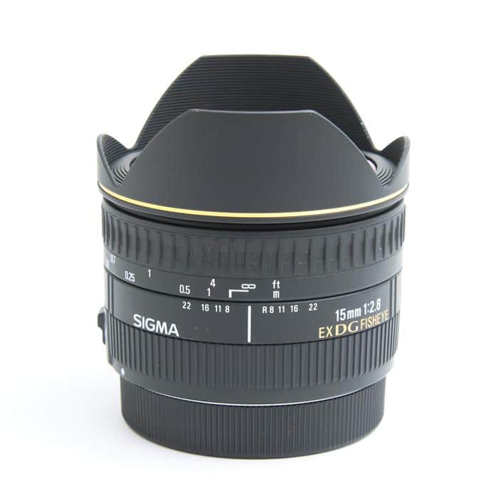 中古)SIGMA (シグマ) 15mm F2.8EX DG DIAGONAL FISHEYE (キヤノンEF用 