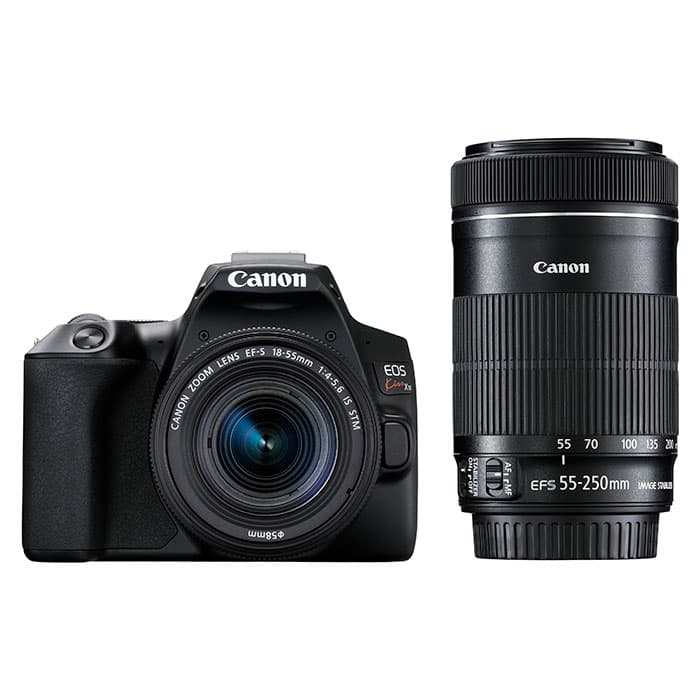 新品)Canon (キヤノン) EOS Kiss X10 ダブルズームキット ブラック（商品ID：4549292132694）詳細ページ  デジタルカメラ、ミラーレスカメラ、交換レンズの総合サイト｜マップカメラ