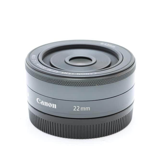 美品】CANON EF-M 22mm F2 STM 人気単焦点レンズ 美品 canon EF-