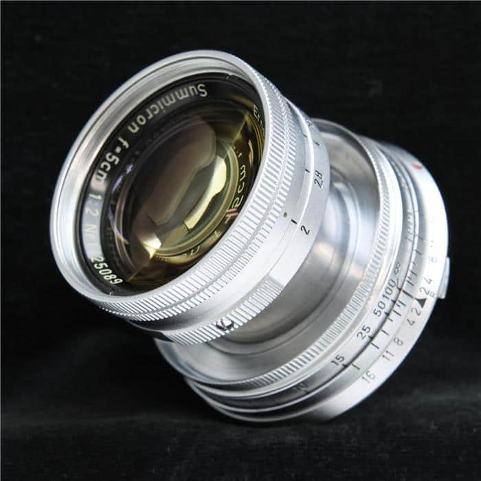 Leica ライカ トリウム ズミクロン L 50mm F2 沈胴 山﨑磨き済み LEICA - Leica ズミクロン 沈胴 50mm F2 Lマウント トリウム