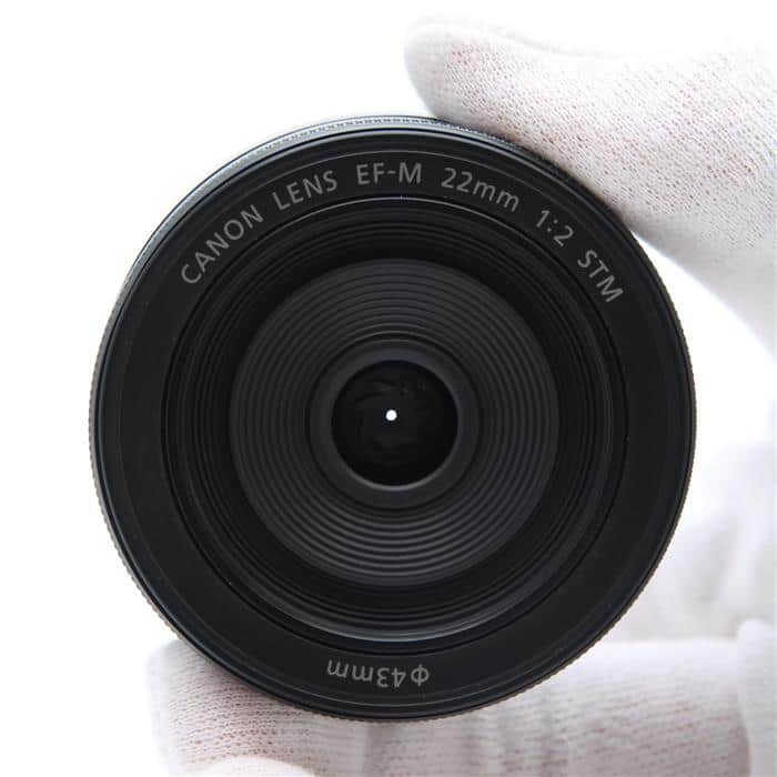 【美品】 キヤノン Canon EF-M 22mm F2 STM ブラック 中古)Canon (キヤノン) EF-M22mm F2 STM ブラック（商品ID
