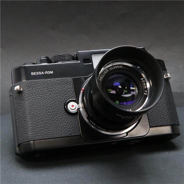 Voigtlander BESSA-R2 ブラック 元箱 使用説明書、本 書き出さ 付き