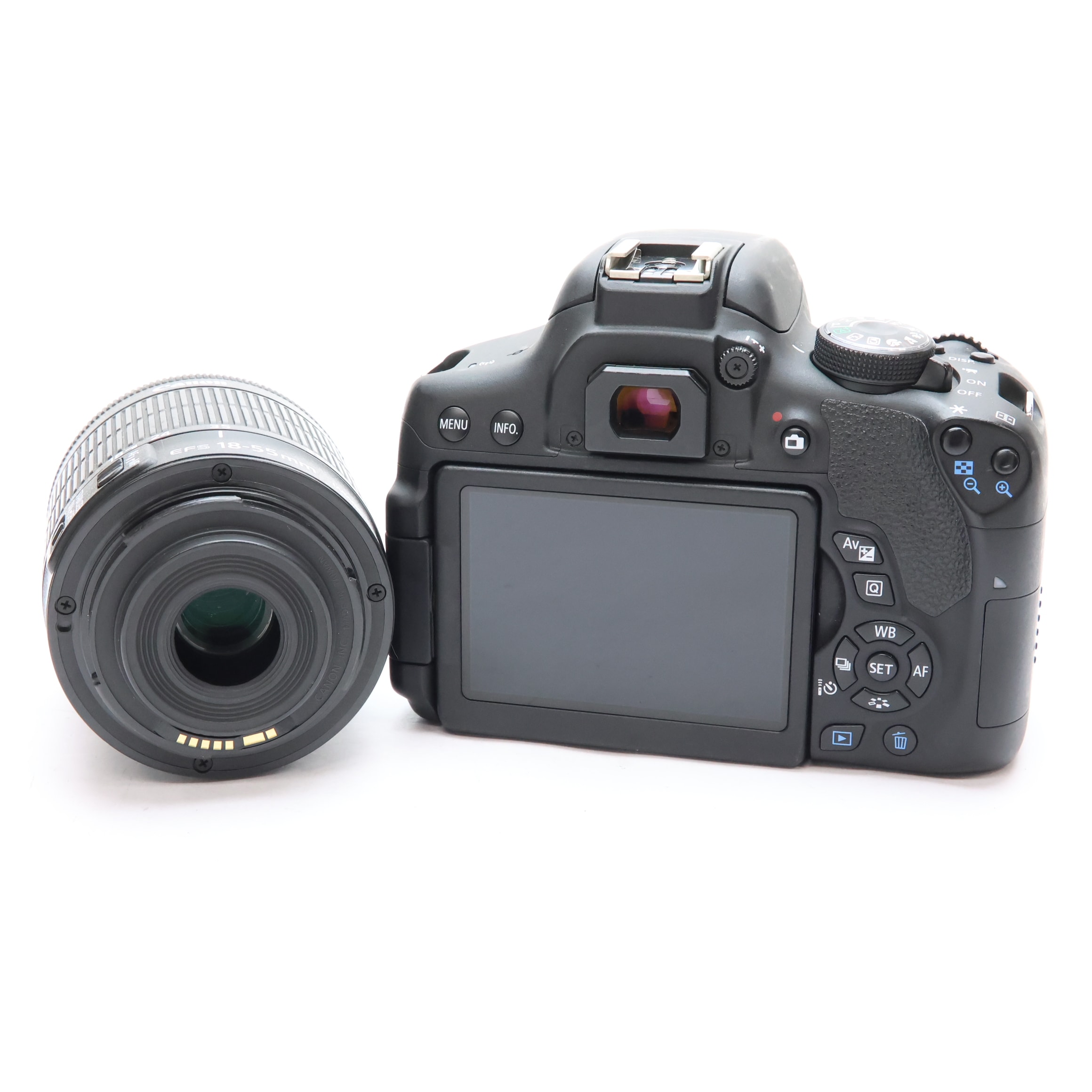 中古)Canon (キヤノン) EOS Kiss X8i EF-S18-55 IS STM レンズキット 