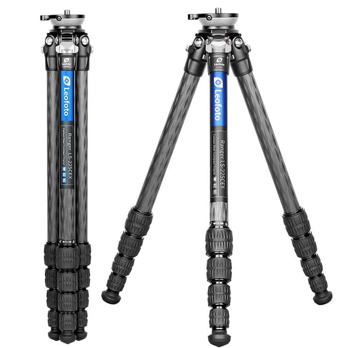 新品)Leofoto（レオフォト） レベリングベース搭載カーボン5段三脚 LS