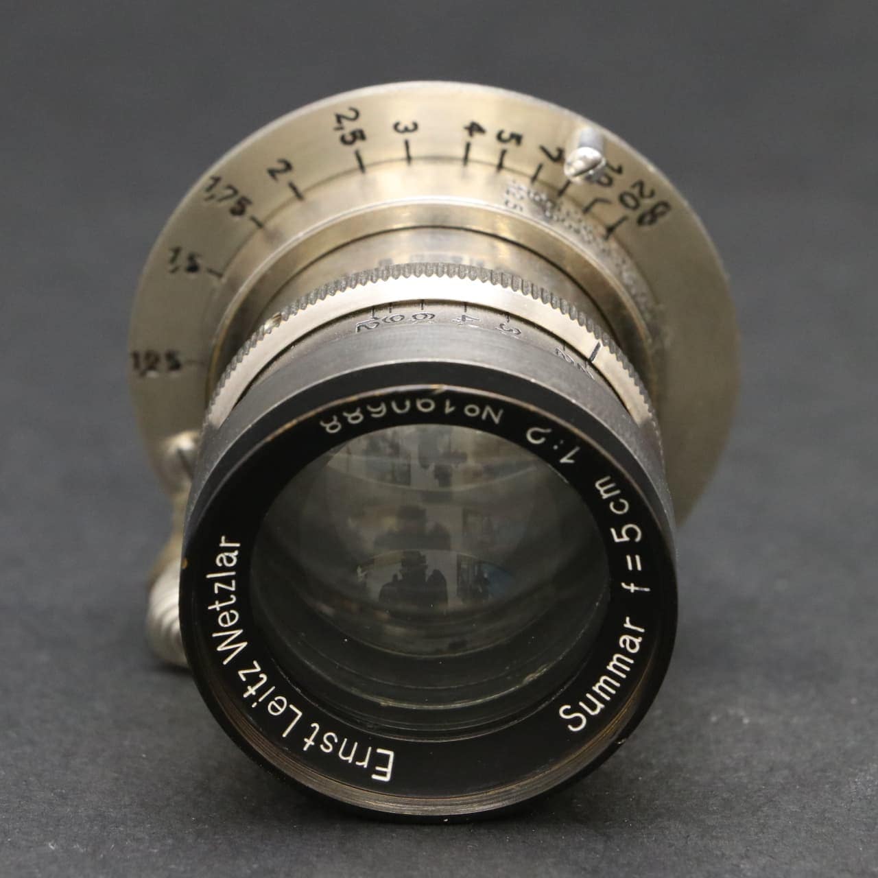中古)Leica (ライカ) ズマール L50mm F2 ヒョットコ ニッケル（商品ID