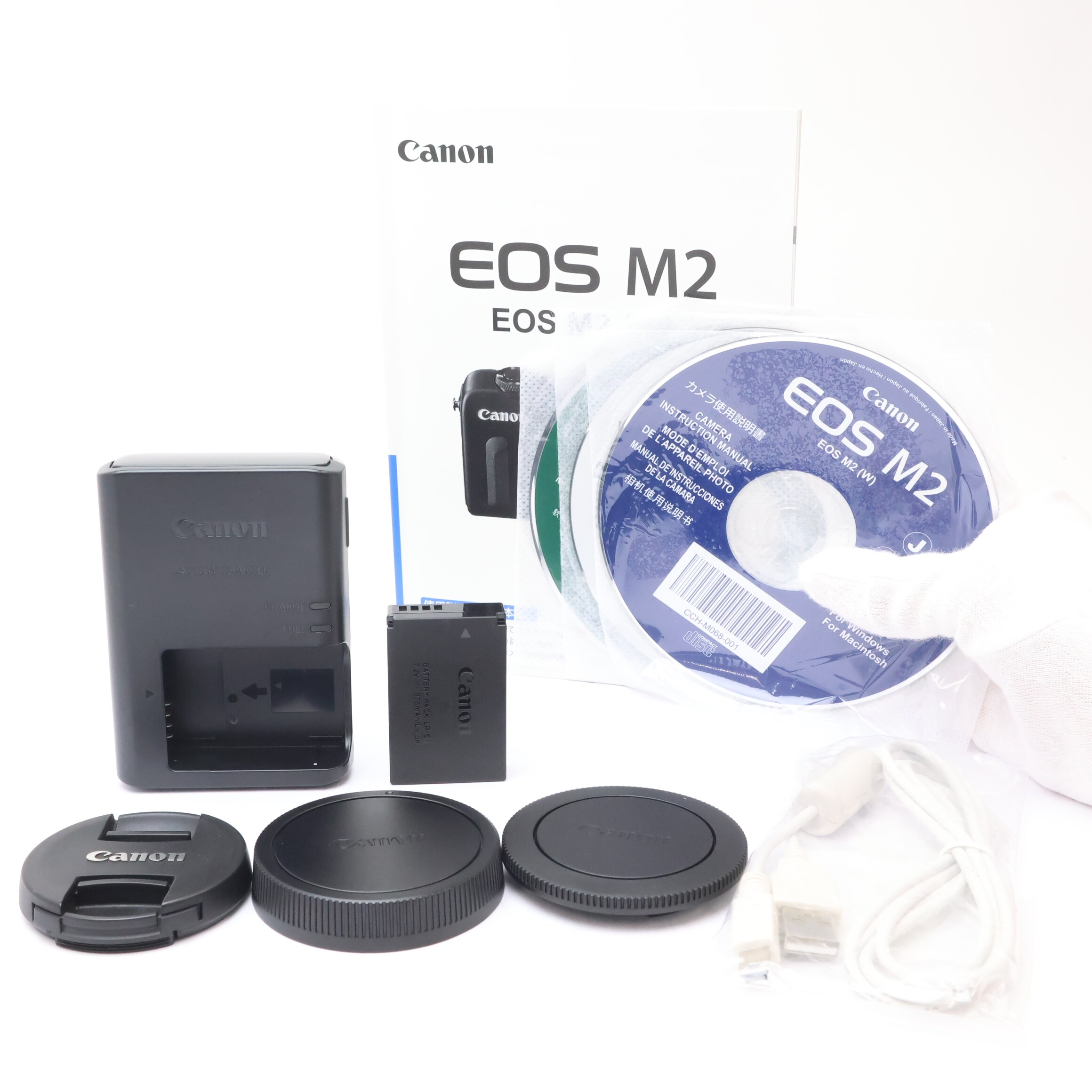 中古)Canon (キヤノン) EOS M2 EF-M18-55 IS STM レンズキット 