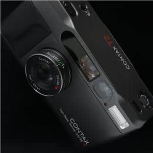 CONTAXT2 コンパクトフィルムカメラ チタンシルバーカラー