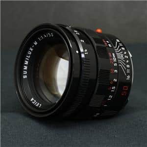 Leica ズミルックス M50mm F1.4 フード組込 ブラックペイント