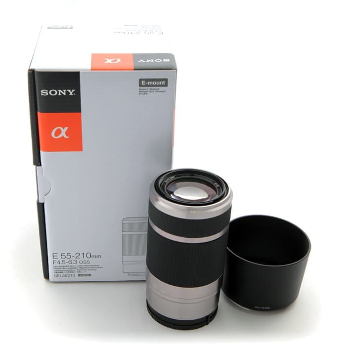 新品)SONY (ソニー) E 55-210mm F4.5-6.3 OSS SEL55210 シルバー（商品