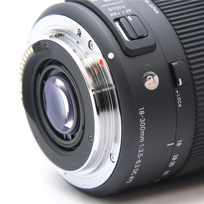 並品》 SIGMA C 18-300mm F3.5-6.3 DC MACRO OS HSM ニコンF用 Lens 交換レンズ 日本人気超絶の