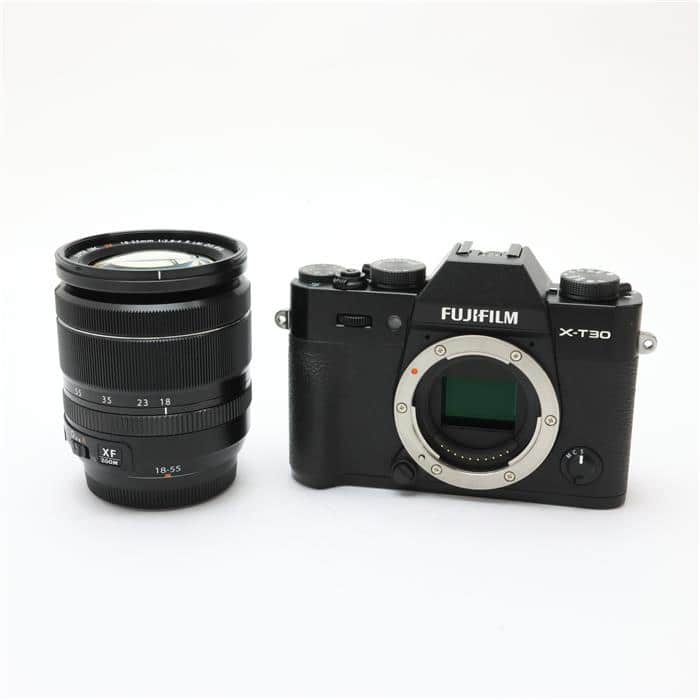 中古)FUJIFILM (フジフイルム) X-T30 XF18-55mmレンズキット ブラック 