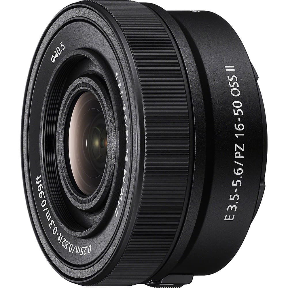 SONY ソニー 5-5 PZ VLOGCAMSELP1650F3 E OSS 新品)SONY (ソニー) E PZ 16-50mm F3.5-5.6 OSS II SELP16502 ブラック