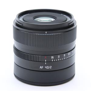 新品)銘匠光学 (めいしょうこうがく) TTArtisan AF 40mm F2（ソニーE用