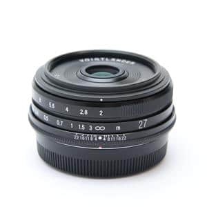 Voigtlander (フォクトレンダー) ULTRON 27mm F2 X-mount（フジ