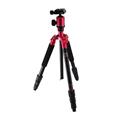 FOTOPRO（フォトプロ） アルミ4段三脚 C4i+ レッド