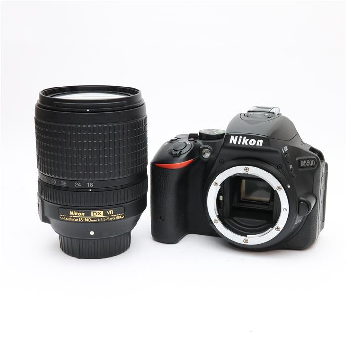 中古)Nikon (ニコン) D5500 18-140 VR レンズキット ブラック（商品ID