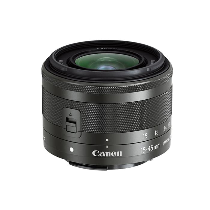 新品)Canon (キヤノン) EF-M15-45mm F3.5-6.3 IS STM グラファイト