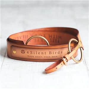 ４Silent Birds（フォーサイレントバーズ） NOCTUA CAMERA STRAP BLOND ROAST Brass ブラウン メイン